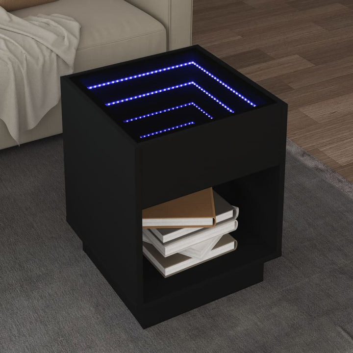 Couchtisch Mit Infinity-Led 70X50X50 Cm