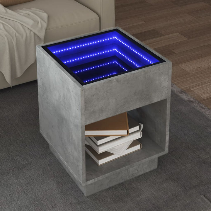 Couchtisch Mit Infinity-Led 70X50X50 Cm