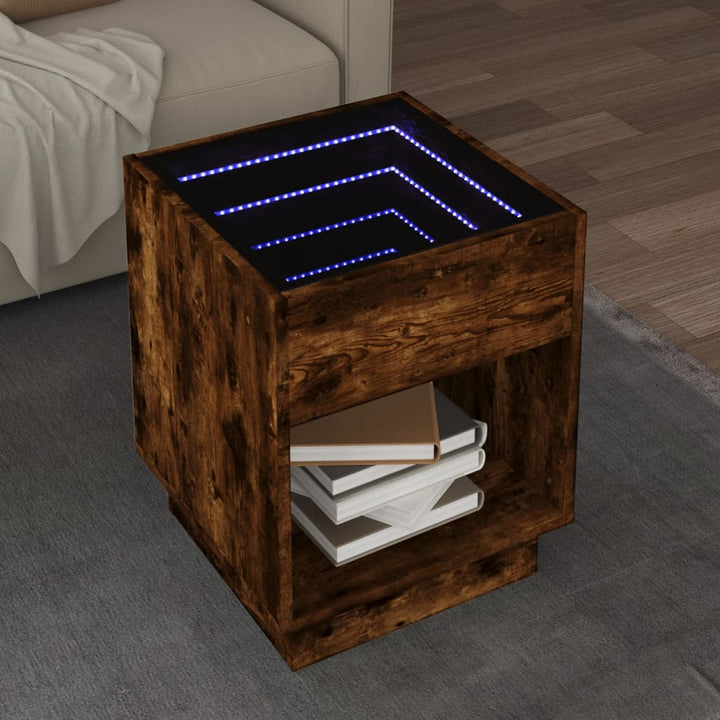 Couchtisch Mit Infinity-Led 70X50X50 Cm