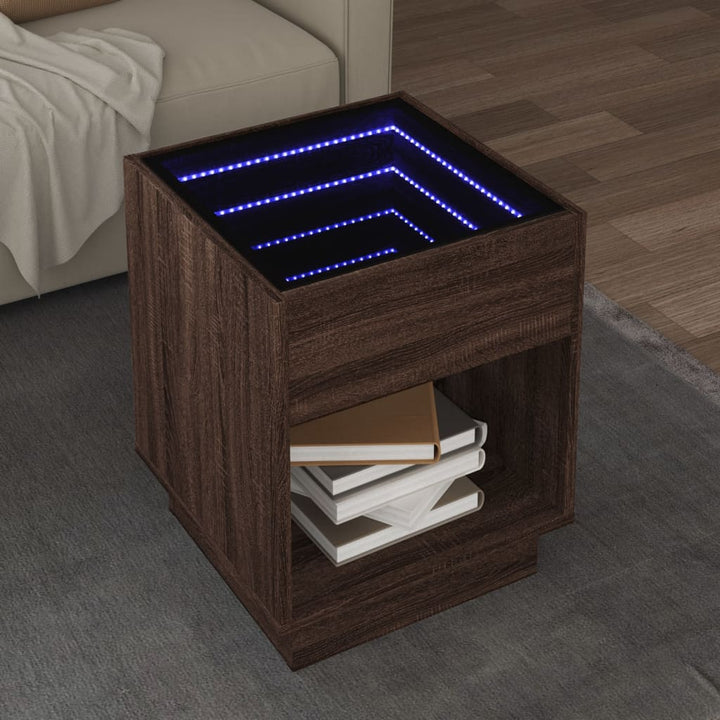 Couchtisch Mit Infinity-Led 70X50X50 Cm