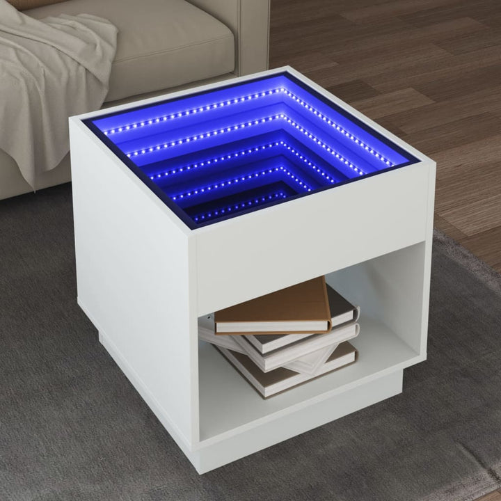 Couchtisch Mit Infinity-Led 70X50X50 Cm