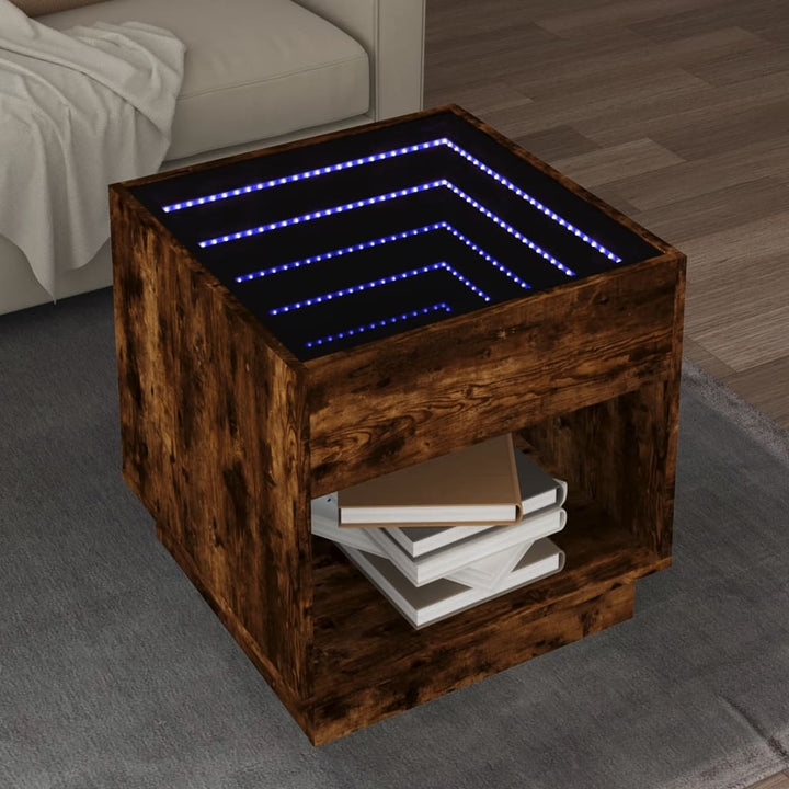 Couchtisch Mit Infinity-Led 70X50X50 Cm