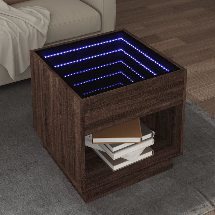 Couchtisch Mit Infinity-Led 70X50X50 Cm