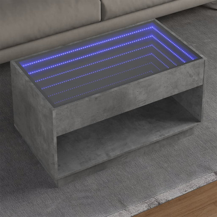 Couchtisch Mit Infinity-Led 70X50X50 Cm