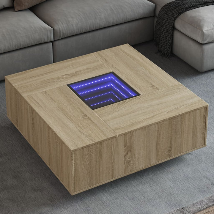 Led-Couchtisch Holzwerkstoff