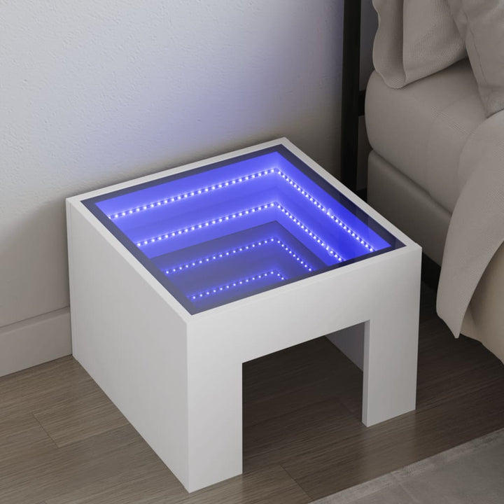 Nachttisch Mit Infinity-Led 40X40X30 Cm