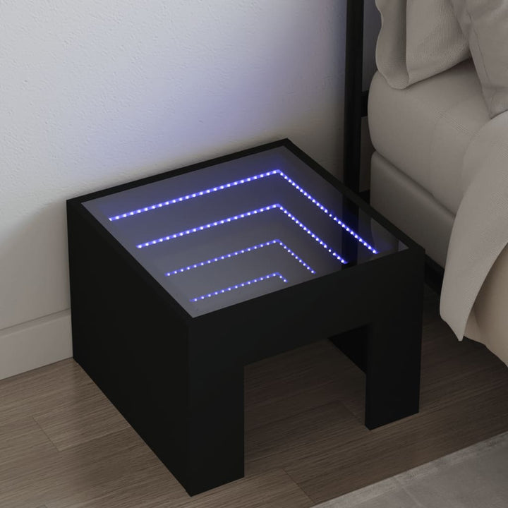 Nachttisch Mit Infinity-Led 40X40X30 Cm