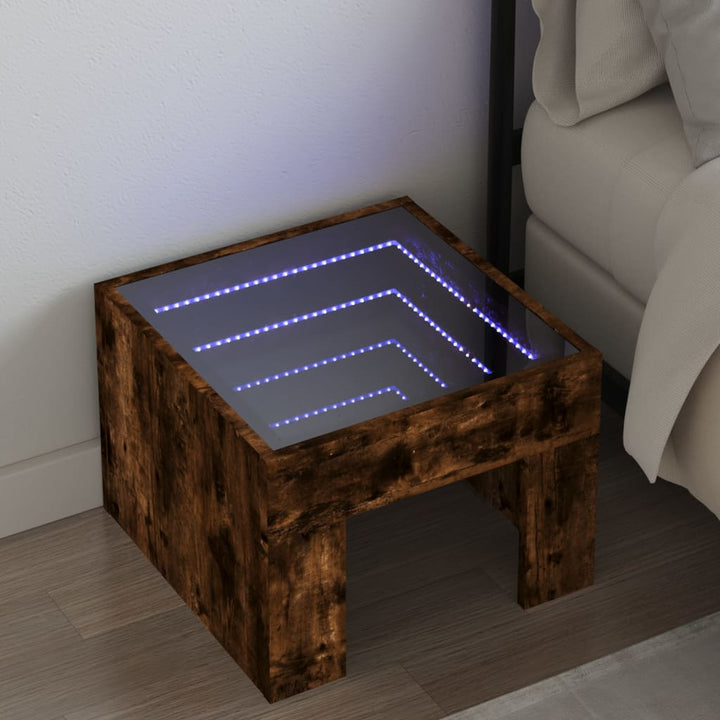 Nachttisch Mit Infinity-Led 40X40X30 Cm