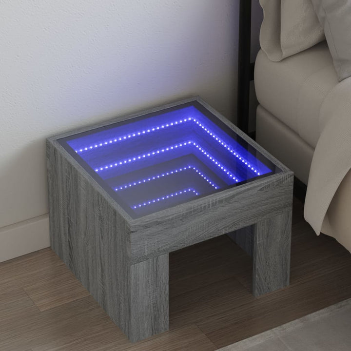 Nachttisch Mit Infinity-Led 40X40X30 Cm