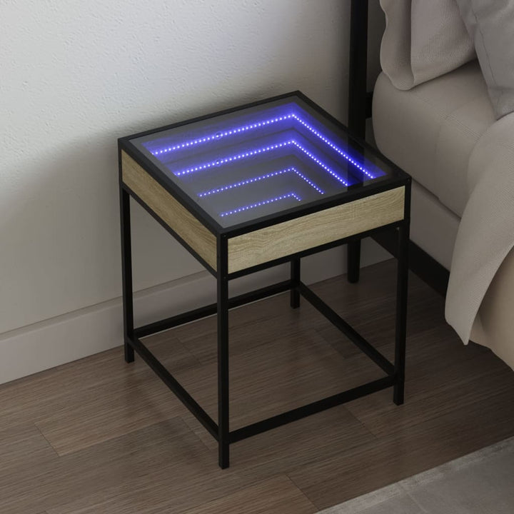 Nachttisch Mit Infinity-Led 40X40X51 Cm