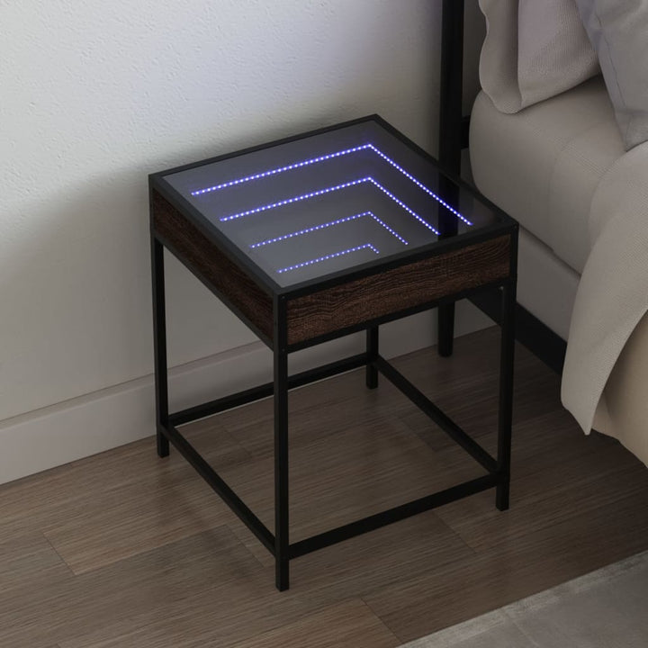 Nachttisch Mit Infinity-Led 40X40X51 Cm