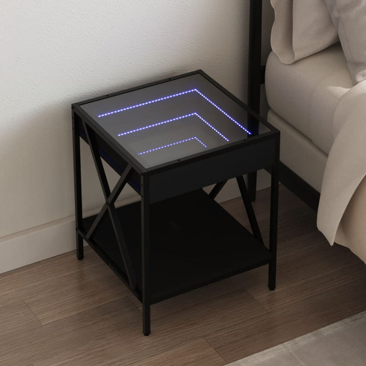 Nachttisch Mit Infinity-Led 40X40X49 Cm