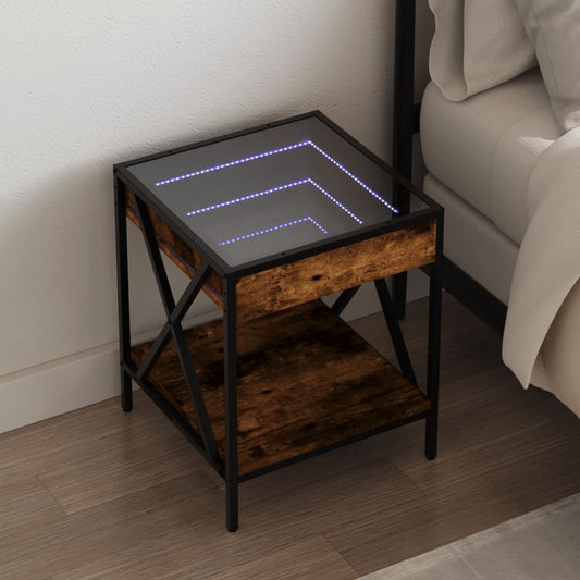 Nachttisch Mit Infinity-Led 40X40X49 Cm