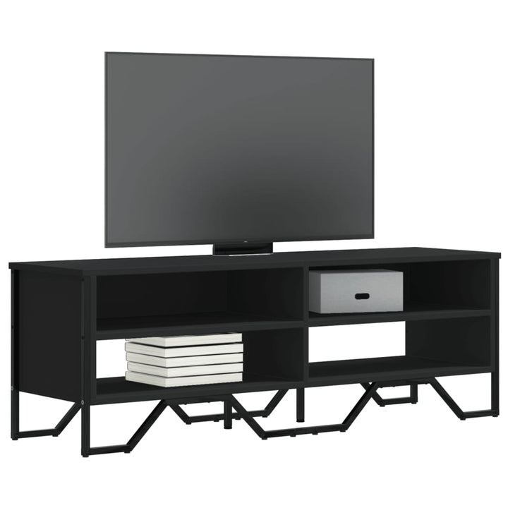 Tv-Schrank Braun Eichen-Optik 122X34X41 Cm Holzwerkstoff