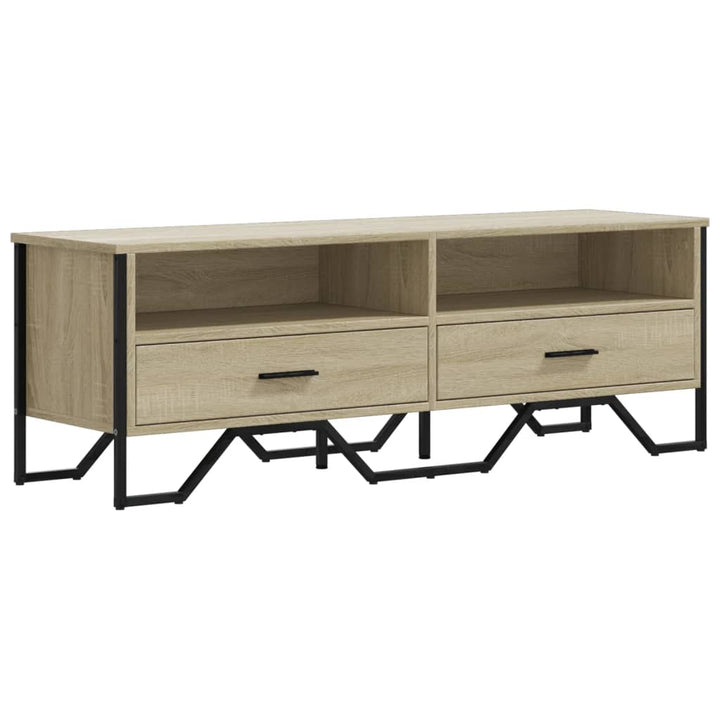 Tv-Schrank Sonoma-Eiche 122X34X41 Cm Holzwerkstoff