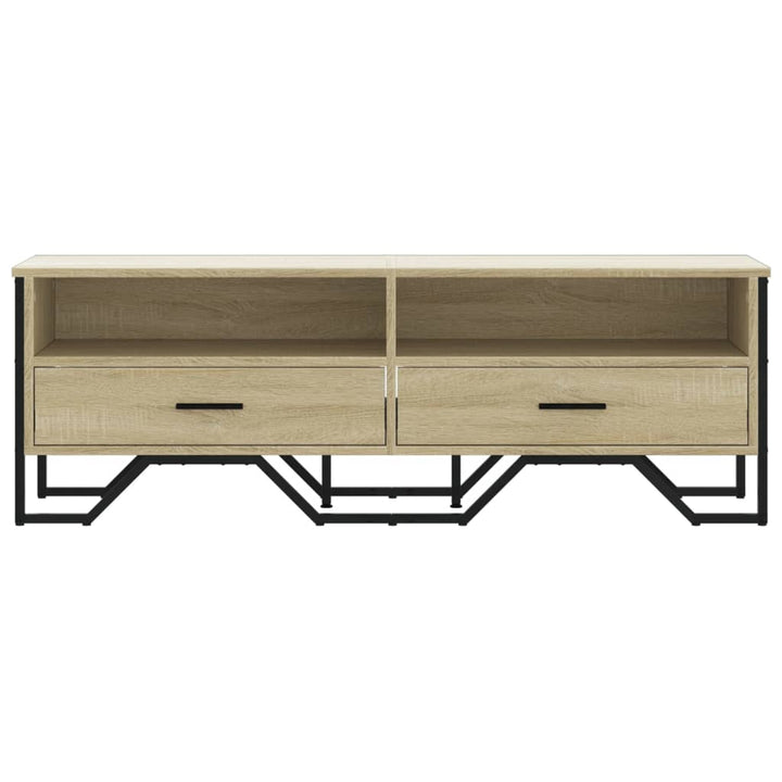 Tv-Schrank Sonoma-Eiche 122X34X41 Cm Holzwerkstoff