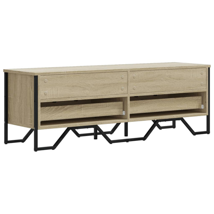 Tv-Schrank Sonoma-Eiche 122X34X41 Cm Holzwerkstoff