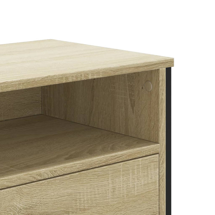 Tv-Schrank Sonoma-Eiche 122X34X41 Cm Holzwerkstoff