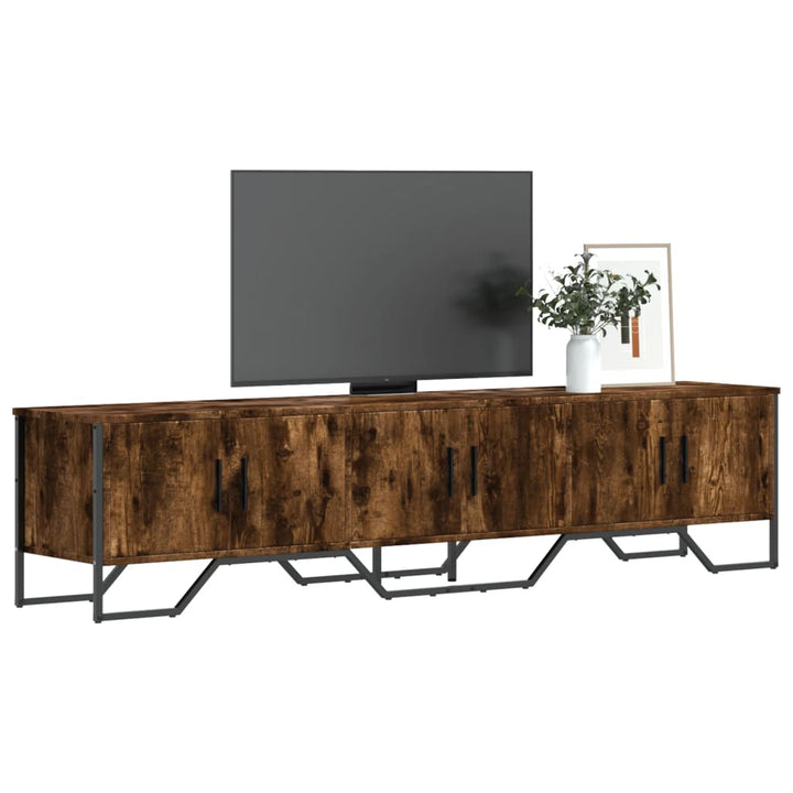 Tv-Schrank Braun Eichen-Optik 180X34X41 Cm Holzwerkstoff