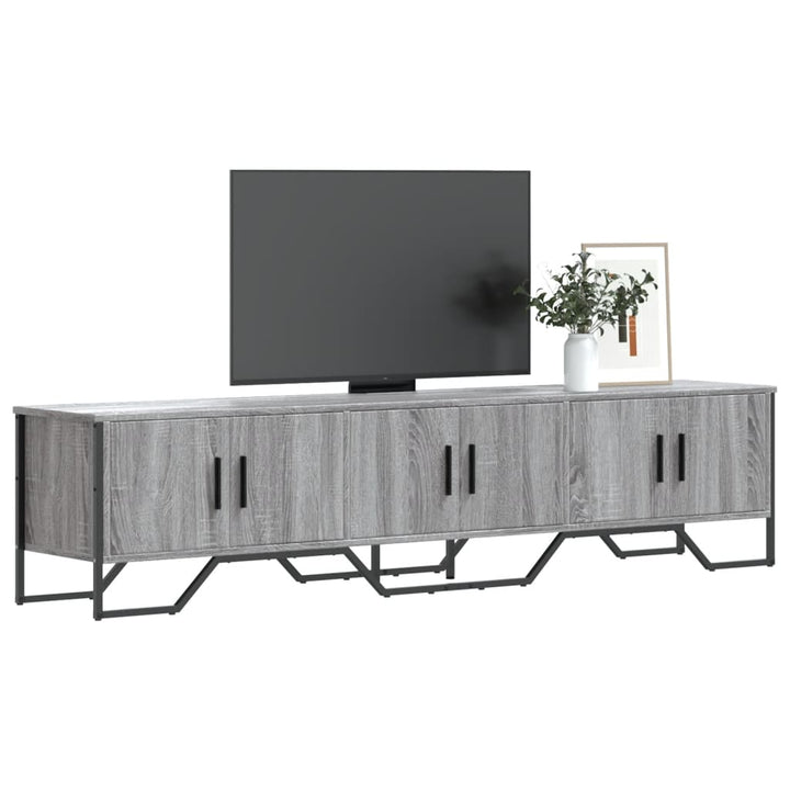 Tv-Schrank Braun Eichen-Optik 180X34X41 Cm Holzwerkstoff