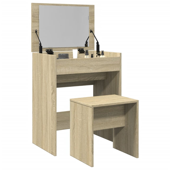 Schminktisch Mit Hocker 60X40X113,5 Cm