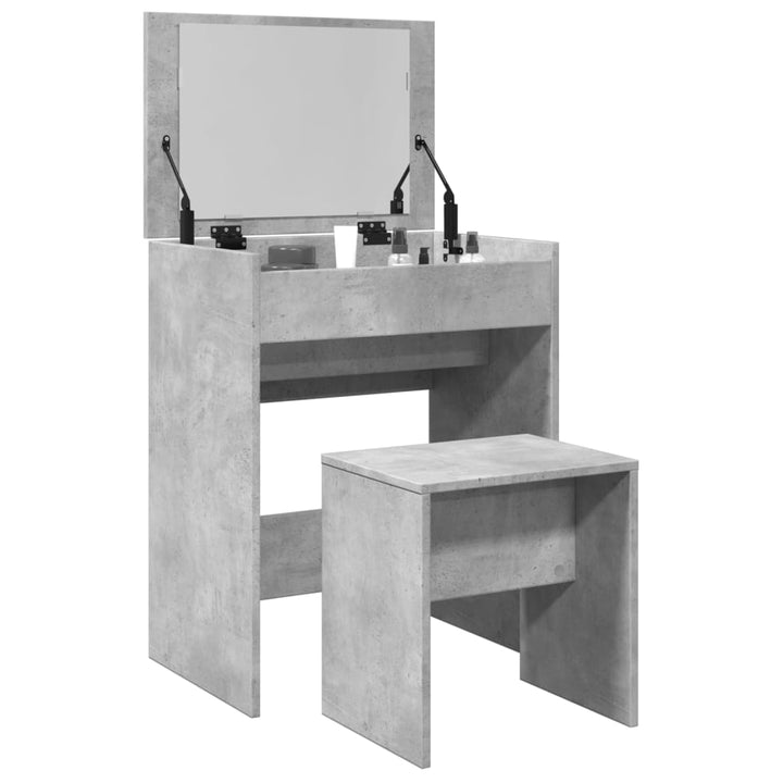 Schminktisch Mit Hocker 60X40X113,5 Cm