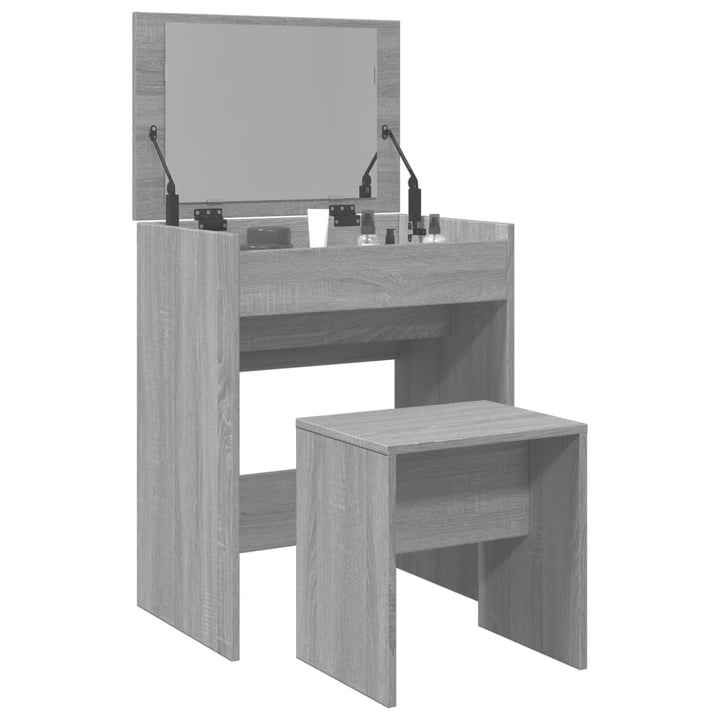 Schminktisch Mit Hocker 60X40X113,5 Cm