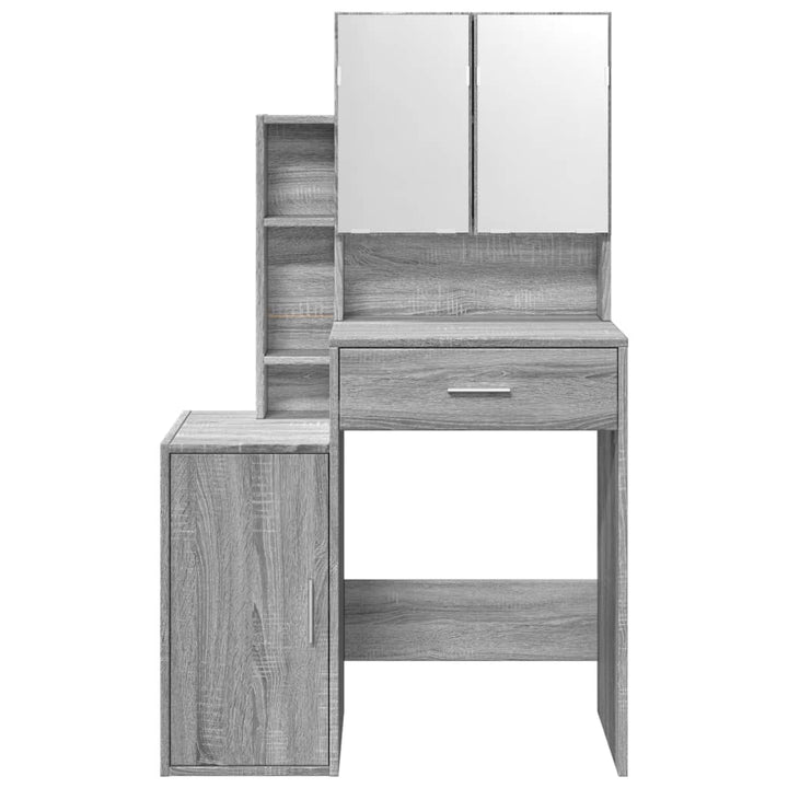 Schminktisch Mit Schrank -Eiche 80X35X132 Cm