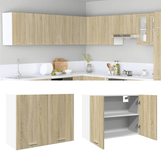 Hängeschrank Sonoma-Eiche 80X31X60 Cm Holzwerkstoff Sonoma Eiche