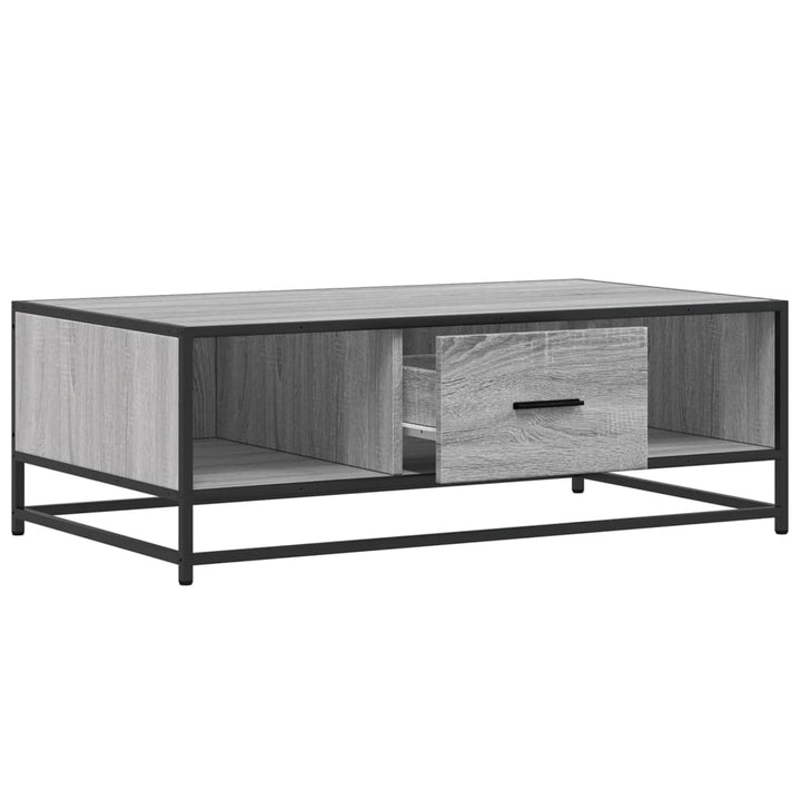 Couchtisch 100X57X35 Cm Holzwerkstoff Und Metall