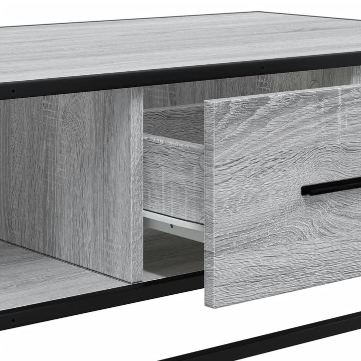 Couchtisch 100X57X35 Cm Holzwerkstoff Und Metall