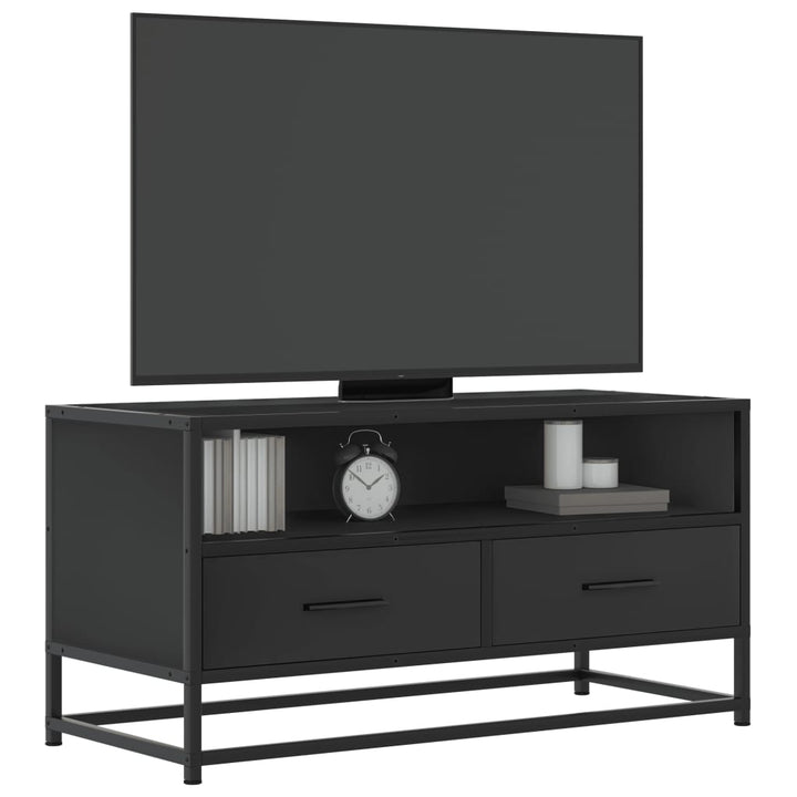 Tv-Schrank 80X34,5X40 Cm Holzwerkstoff Und Metall