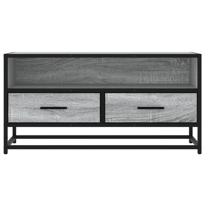 Tv-Schrank 80X34,5X40 Cm Holzwerkstoff Und Metall