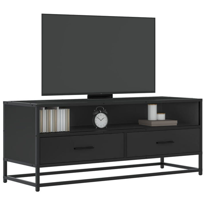 Tv-Schrank 80X34,5X40 Cm Holzwerkstoff Und Metall