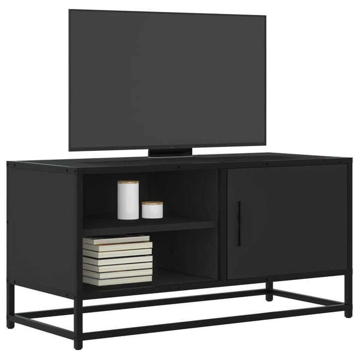 Tv-Schrank 80X34,5X40 Cm Holzwerkstoff Und Metall