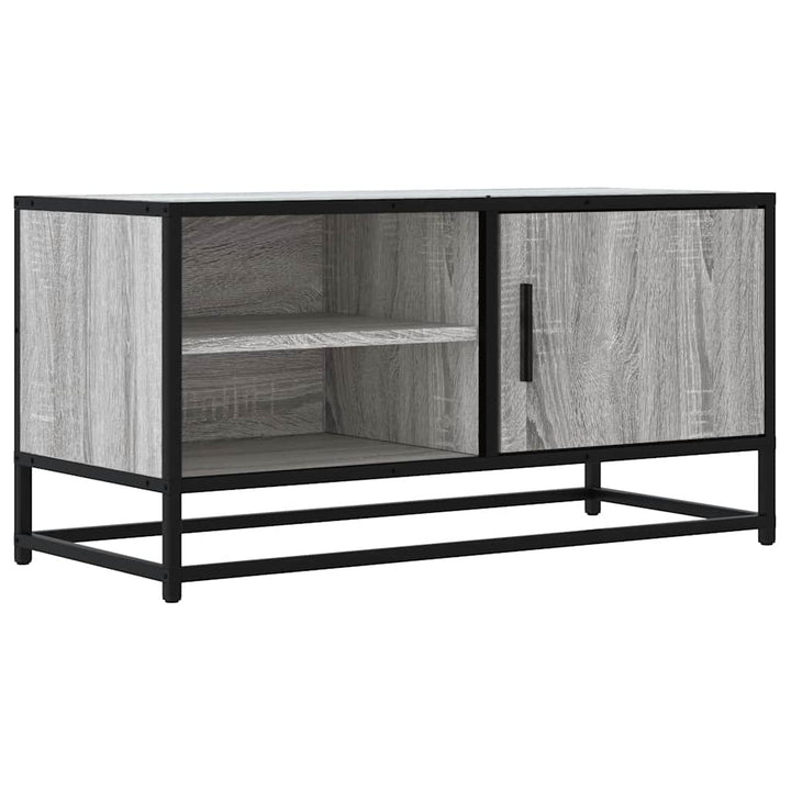 Tv-Schrank 80X34,5X40 Cm Holzwerkstoff Und Metall