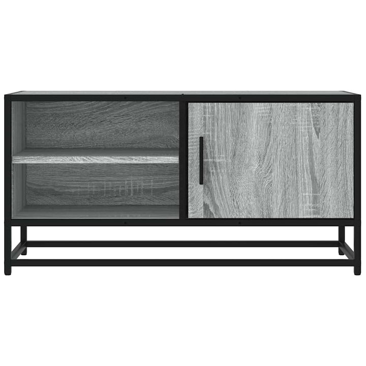 Tv-Schrank 80X34,5X40 Cm Holzwerkstoff Und Metall