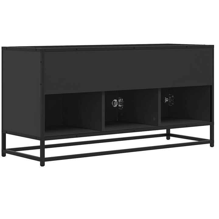 Tv-Schrank 100X35X50 Cm Holzwerkstoff Und Metall