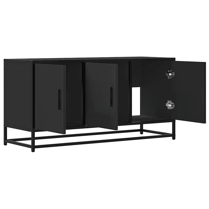 Tv-Schrank 100X35X50 Cm Holzwerkstoff Und Metall