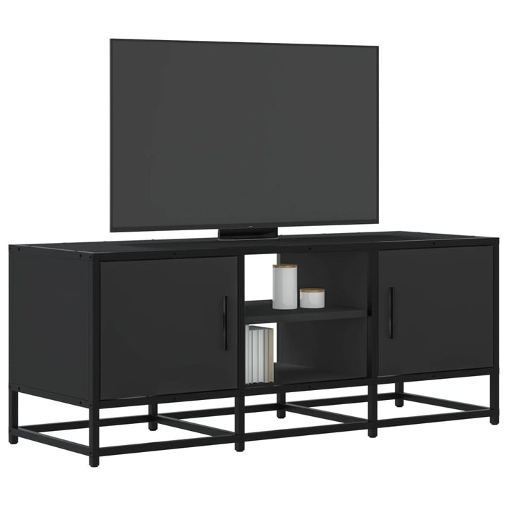 Tv-Schrank 100X35X41 Cm Holzwerkstoff Und Metall