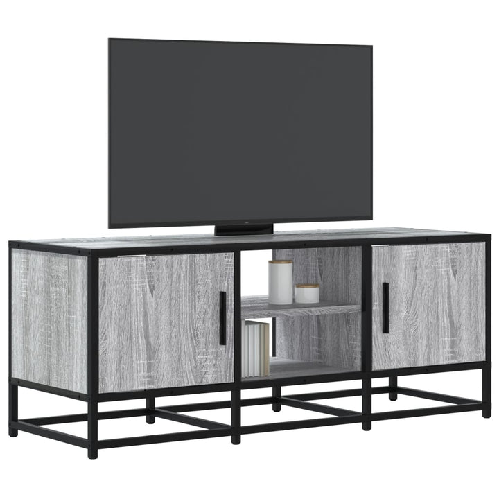 Tv-Schrank 100X35X41 Cm Holzwerkstoff Und Metall