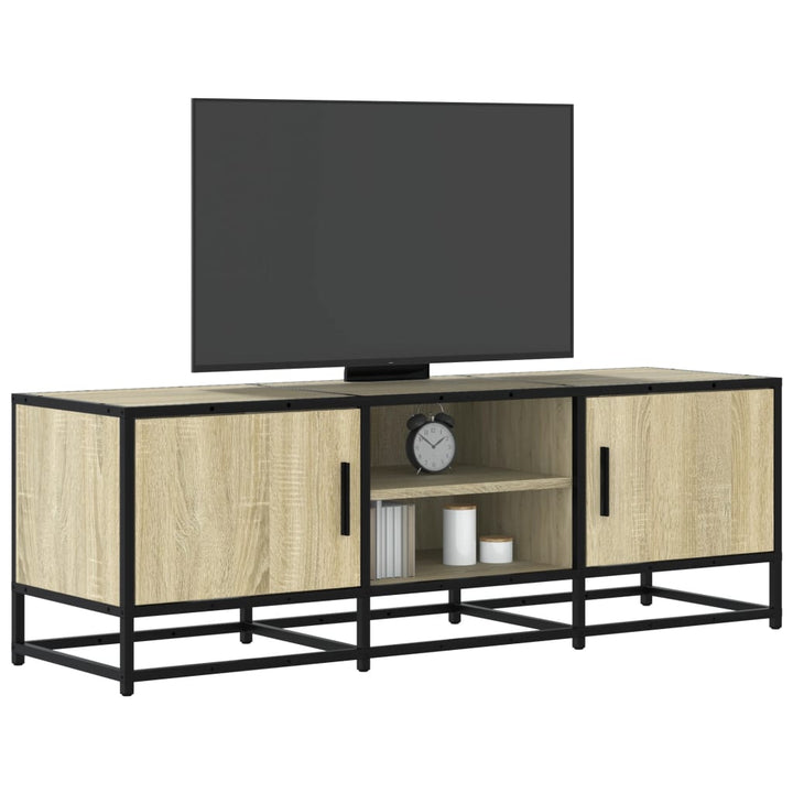 Tv-Schrank 100X35X41 Cm Holzwerkstoff Und Metall