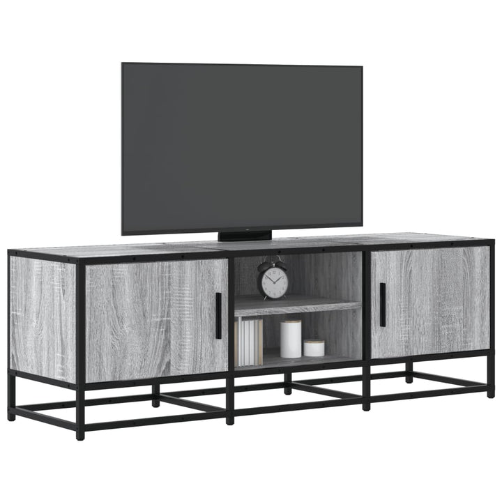 Tv-Schrank 100X35X41 Cm Holzwerkstoff Und Metall