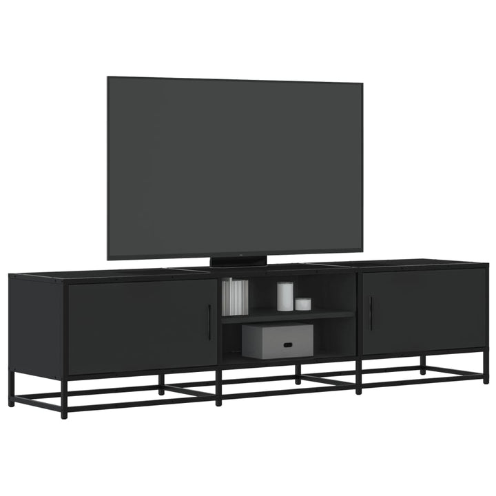 Tv-Schrank 100X35X41 Cm Holzwerkstoff Und Metall