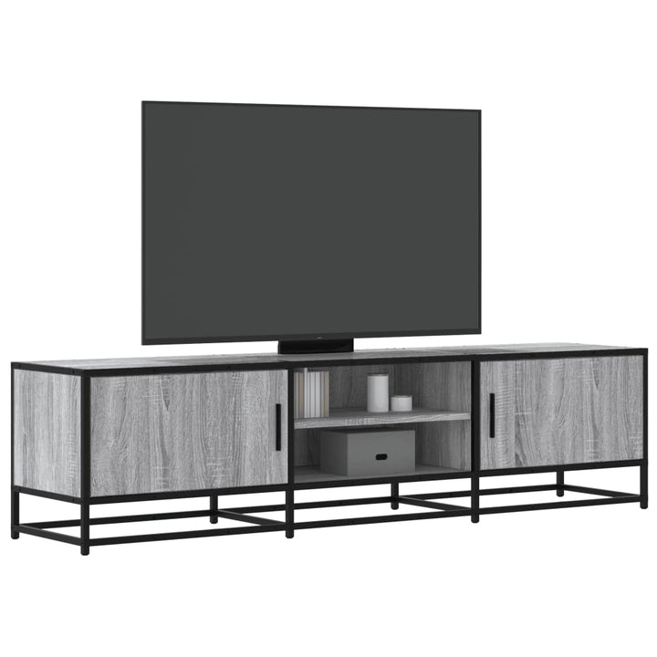 Tv-Schrank 100X35X41 Cm Holzwerkstoff Und Metall