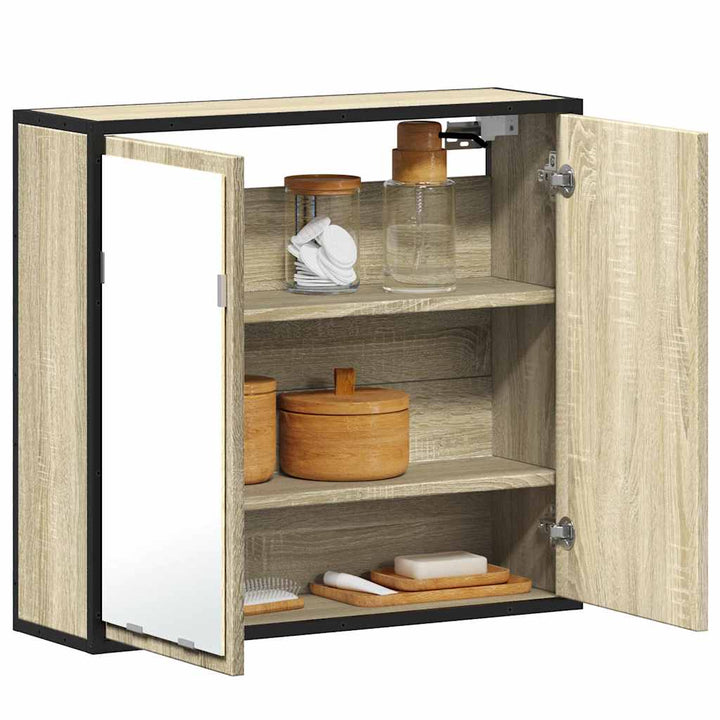 Bad-Spiegelschrank 65X20X60 Cm Holzwerkstoff