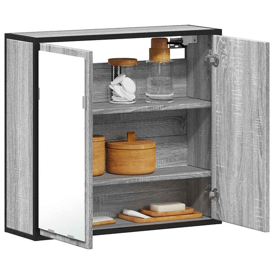 Bad-Spiegelschrank 65X20X60 Cm Holzwerkstoff