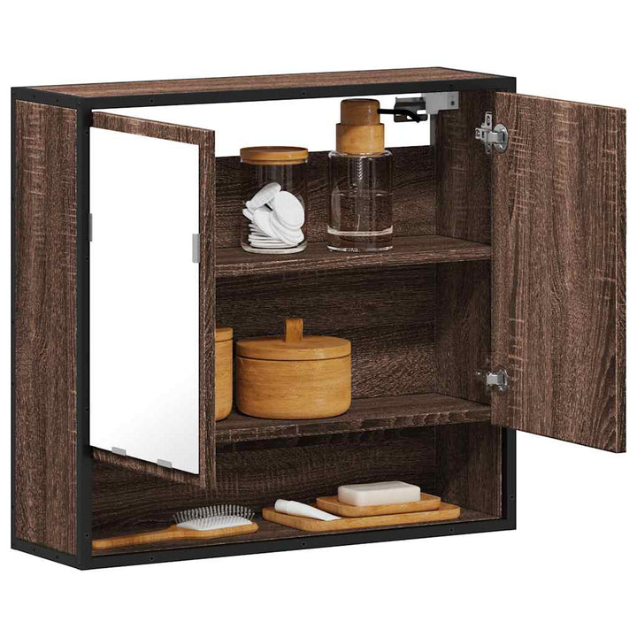 Spiegelschrank 65X20X60 Cm Holzwerkstoff