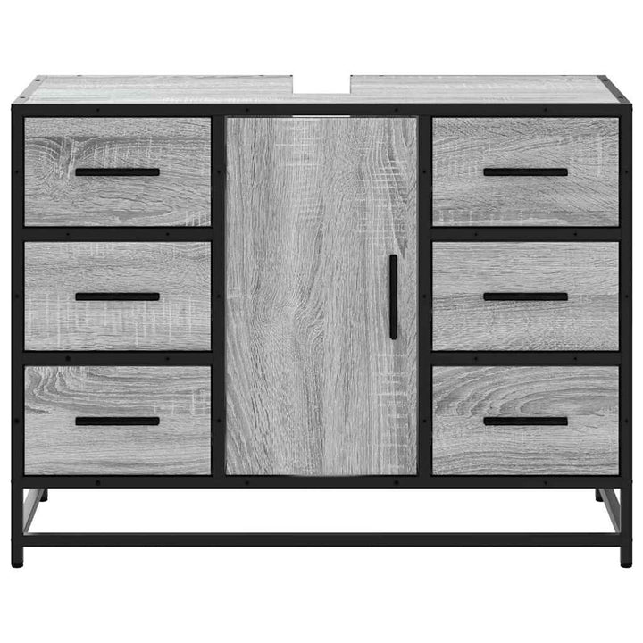 Waschbeckenunterschrank 80X33X60 Cm Holzwerkstoff