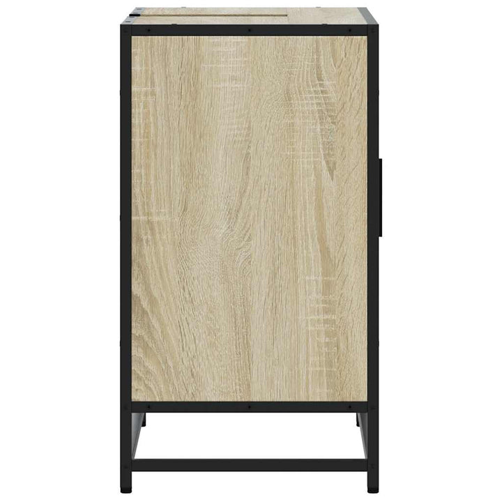 Badschrank Sonoma-Eiche 65X33X60 Cm Holzwerkstoff